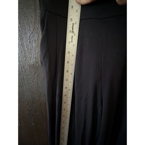 Cabi Romper Size XS Black Long Sleeveless Lined Pockets Pleated Slimming Waist - Picture 6 of 14